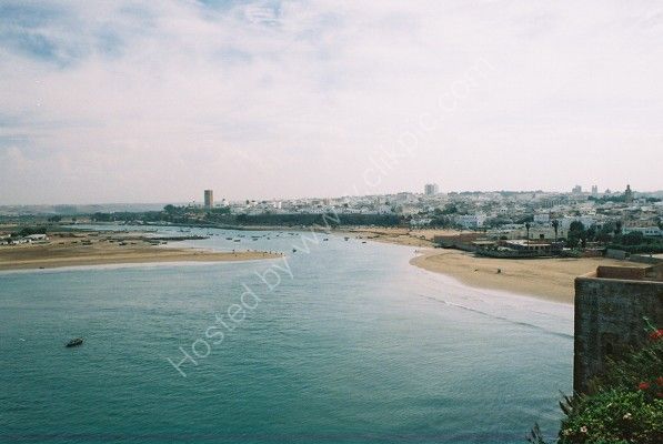 View of Estuary & Rabat from Oudaia Kasbah, Rabat